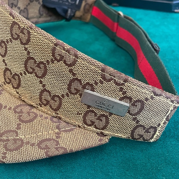 Gucci vintage visor.  1985 purchase in Milan gently worn. - Picture 2 of 5